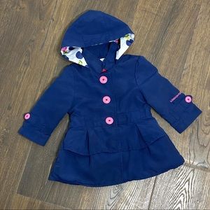 London Fog Kids Navy Raincoat